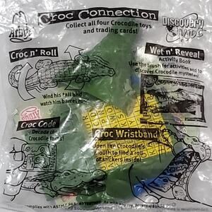 2002 Arbys Discovery Kids Croc Connection Croc Code New in Package